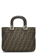 Fendi,  Brown Zucca Canvas Handbag Small, Brown