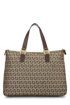 Fendi,  Beige Zucchino Tote Mini, Brown