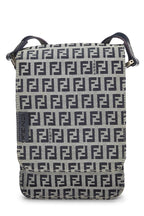 Fendi,  Navy Zucchino Canvas Messenger Bag, Navy