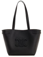 CELINE Cabas Anais Small Grain Calfskin Tote Bag Black