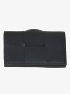 Bottega Veneta Cassette Business Card Wallet Black