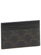 CELINE Triomphe Card Wallet Black