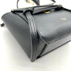 CELINE Mini Grained Calfskin Pico Belt Bag Grey LA32963