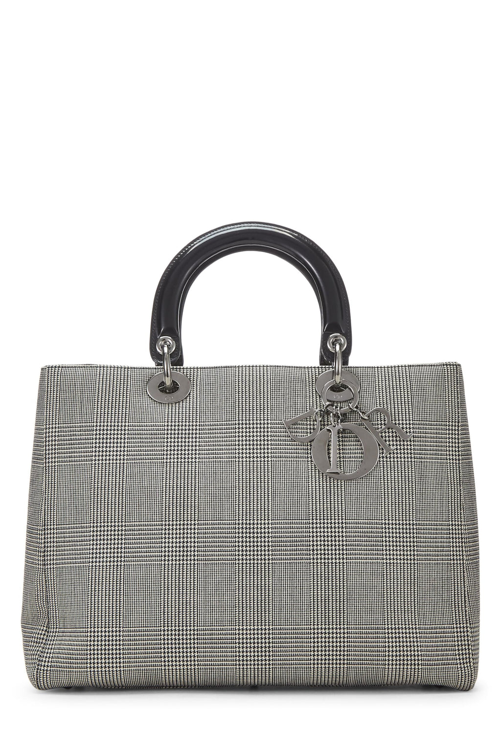 Dior,  Black Houndstooth Lady Large, Black