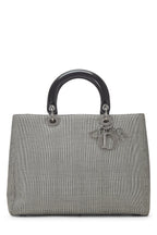 Dior,  Black Houndstooth Lady Large, Black