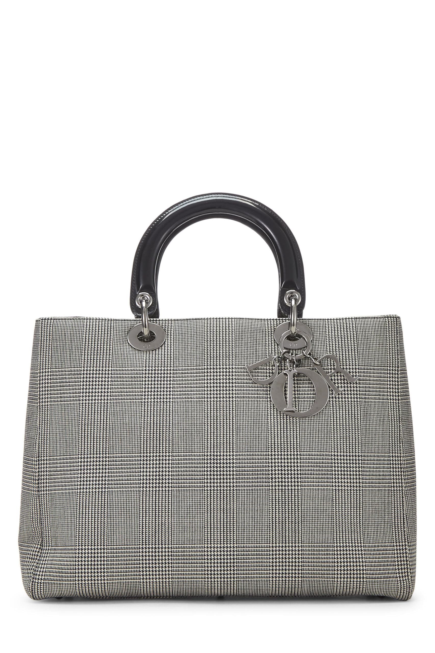 Dior,  Black Houndstooth Lady Large, Black