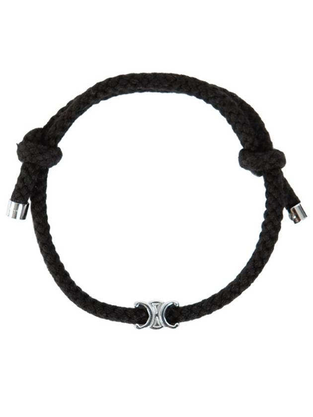 CELINE Triomphe Beach Bracelet Black