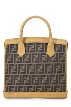 Fendi,  Yellow Zucca 1996 Convertible Handbag Small, Yellow