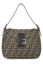 Fendi,  Brown Zucca Shoulder Bag, Brown