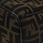 FENDI Zucca Canvas Vanity Hand Bag Brown92101