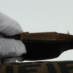 FENDI Zucca Canvas Vanity Hand Bag Brown92101