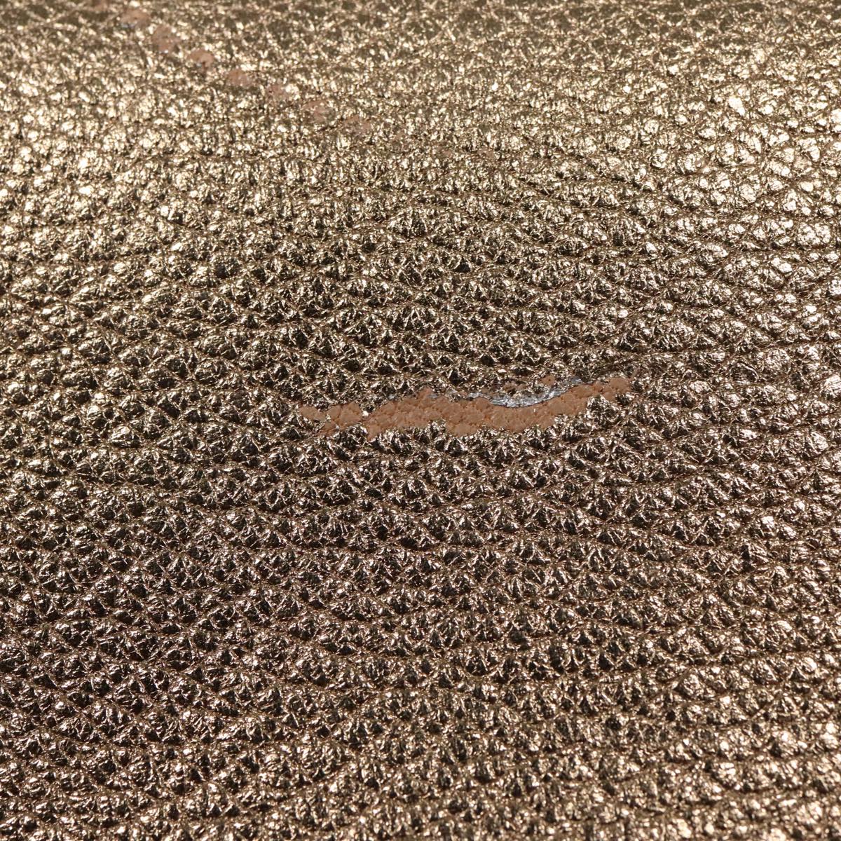 Chloe Nile Small Minodiaire Shoulder Bag Leather Gold 92103