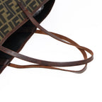 FENDI Zucca Canvas Tote Bag Brown Black92145