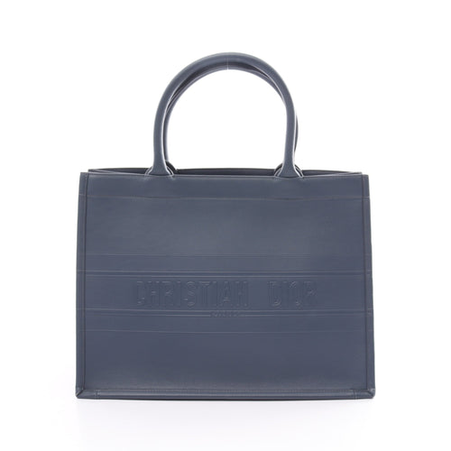 Dior BOOK TOTE Book tote Medium Handbag Tote bag Leather Blue gray