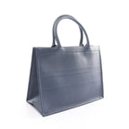 Dior BOOK TOTE Book tote Medium Handbag Tote bag Leather Blue gray