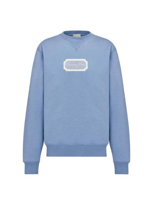 Logo Sweatshirt Blue Dior