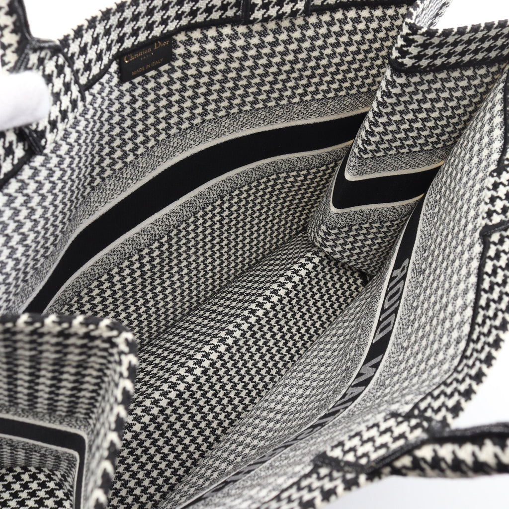 Dior BOOK TOTE Book tote Large Handbag Tote bag Canvas Black White