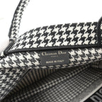 Dior BOOK TOTE Book tote Large Handbag Tote bag Canvas Black White