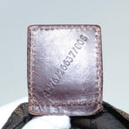 FENDI Zucca Canvas Hand Bag Brown Black Silver92328