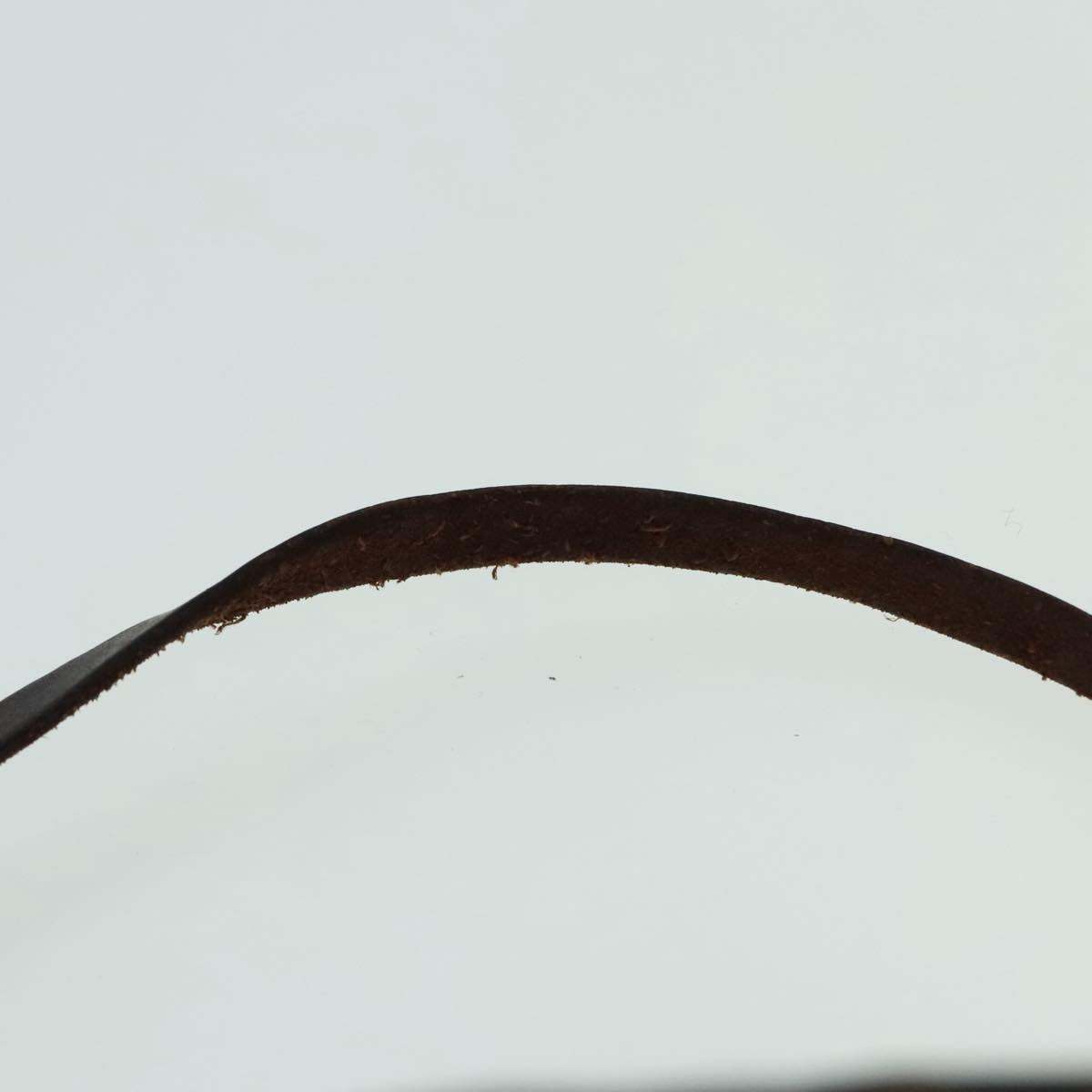 FENDI Zucca Canvas Hand Bag Brown Black Silver92328