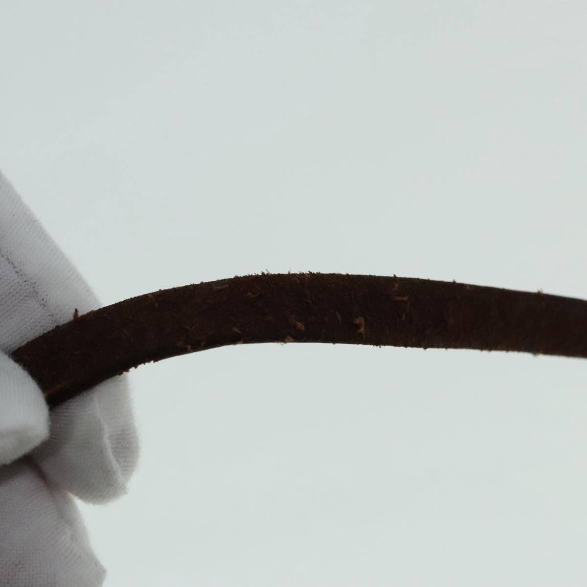 FENDI Zucca Canvas Hand Bag Brown Black Silver92328