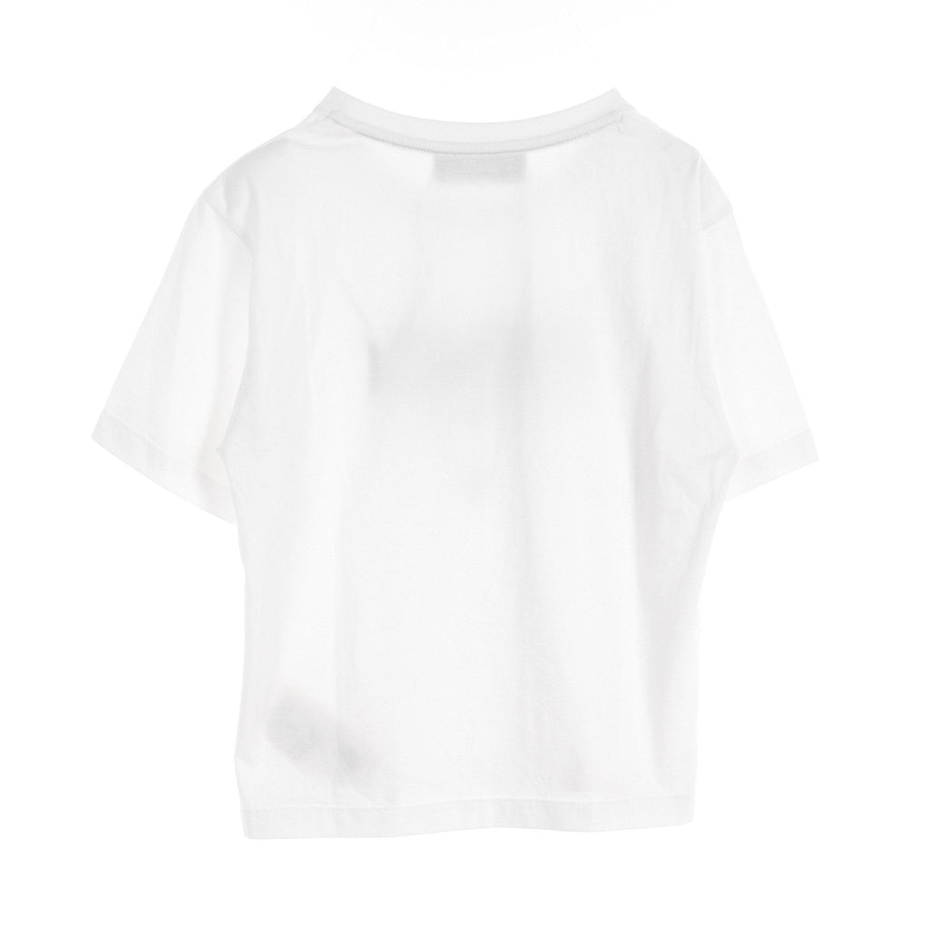 FENDI T-shirt Logo embroidery Cotton White