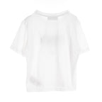 FENDI T-shirt Logo embroidery Cotton White