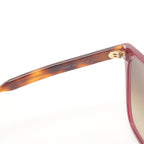 FENDI Square Sunglasses Red Brown