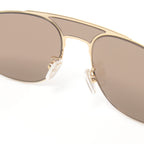 FENDI O'Lock Sunglasses GP Gold Brown