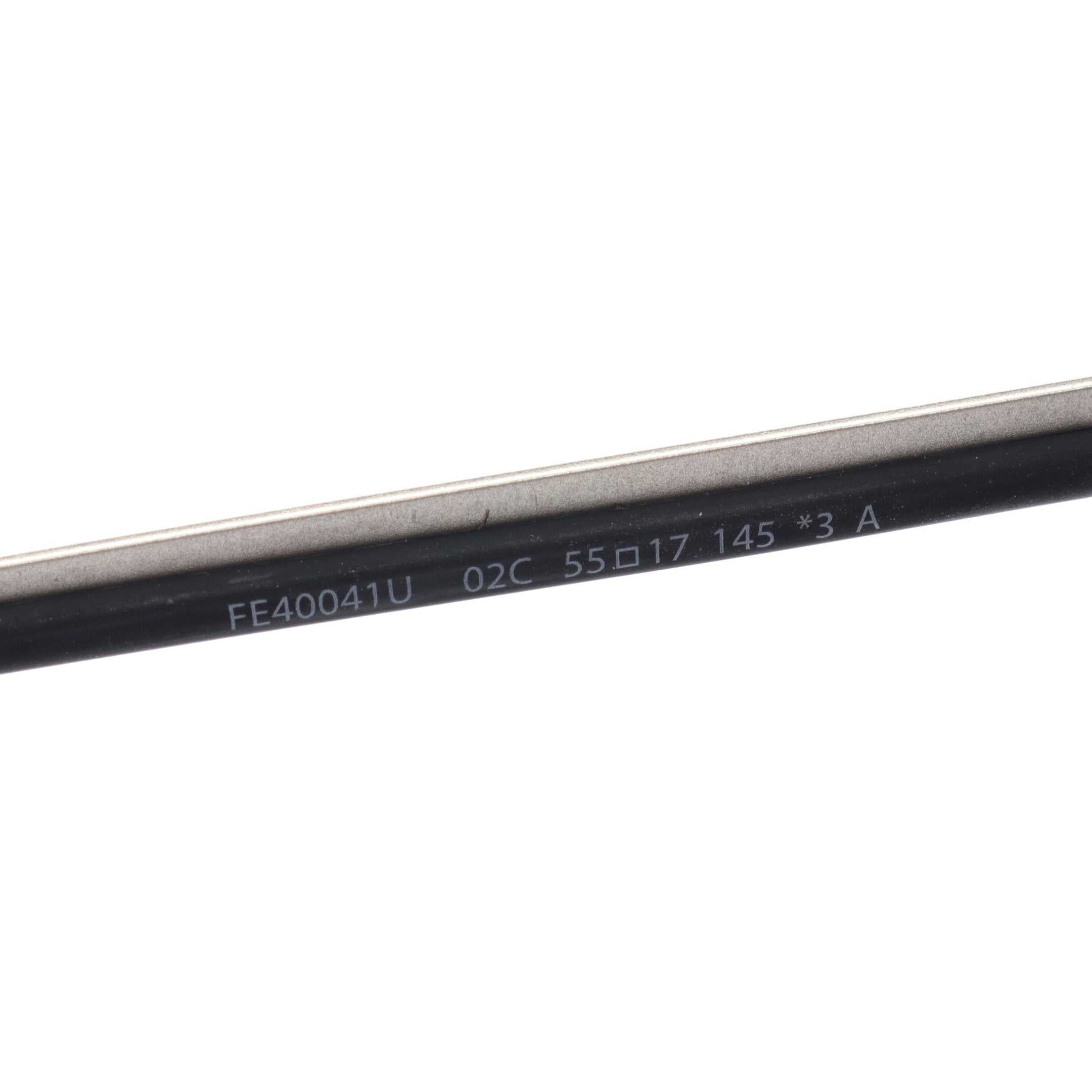 FENDI Sunglasses Black White Silver
