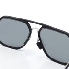 FENDI Sunglasses Black White Silver
