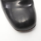FENDI Booties Pumps Leather Suede Dark gray Black