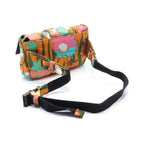 FENDI Mamma bucket Body bag Waist bag Floral pattern Nylon Orange Multicolor 2WAY