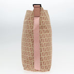 FENDI Zucchino Canvas Shoulder Bag Beige92675