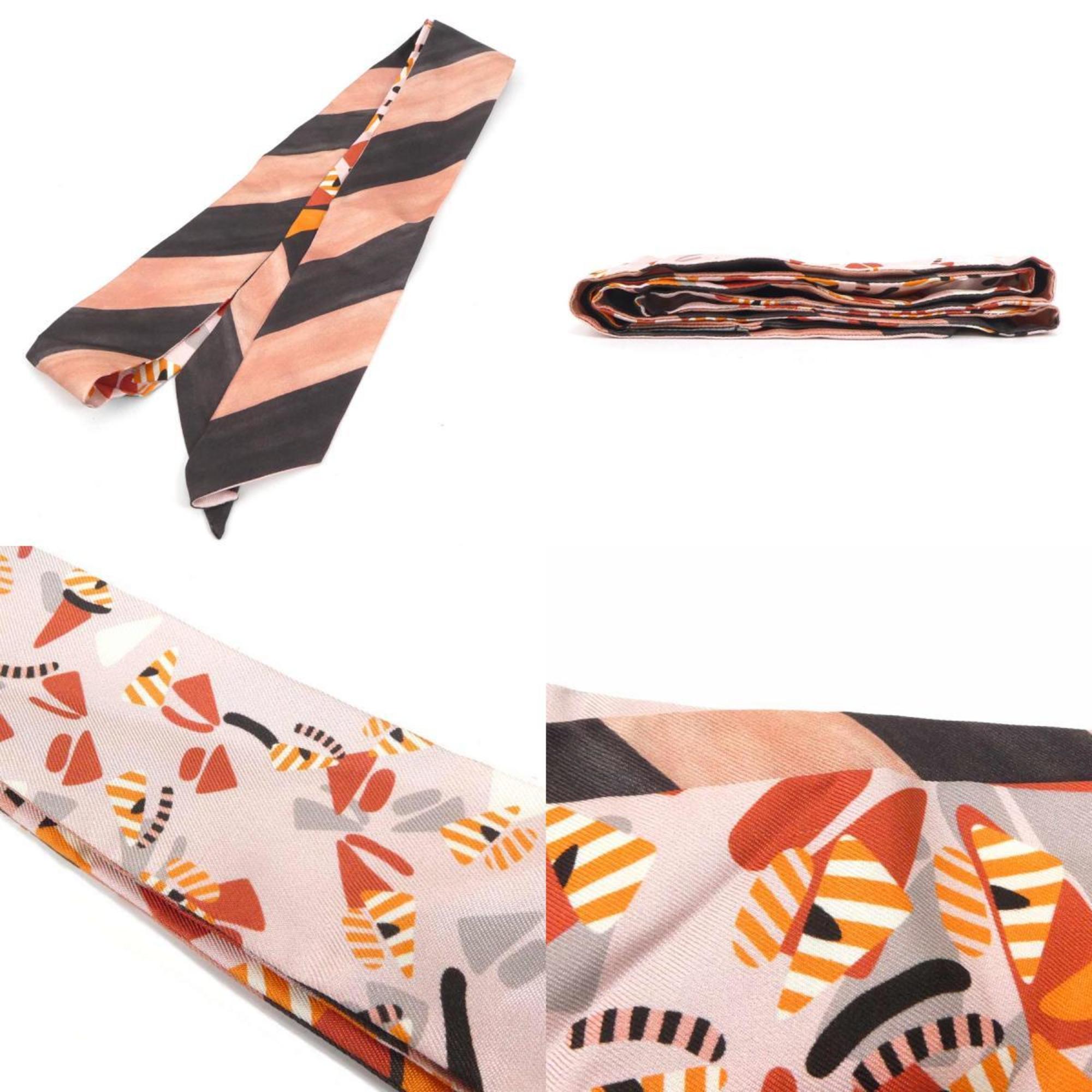 Fendi  pink Silk Scarf ()