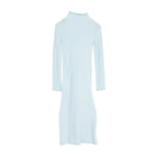 FENDI Knit dress Nylon Light blue