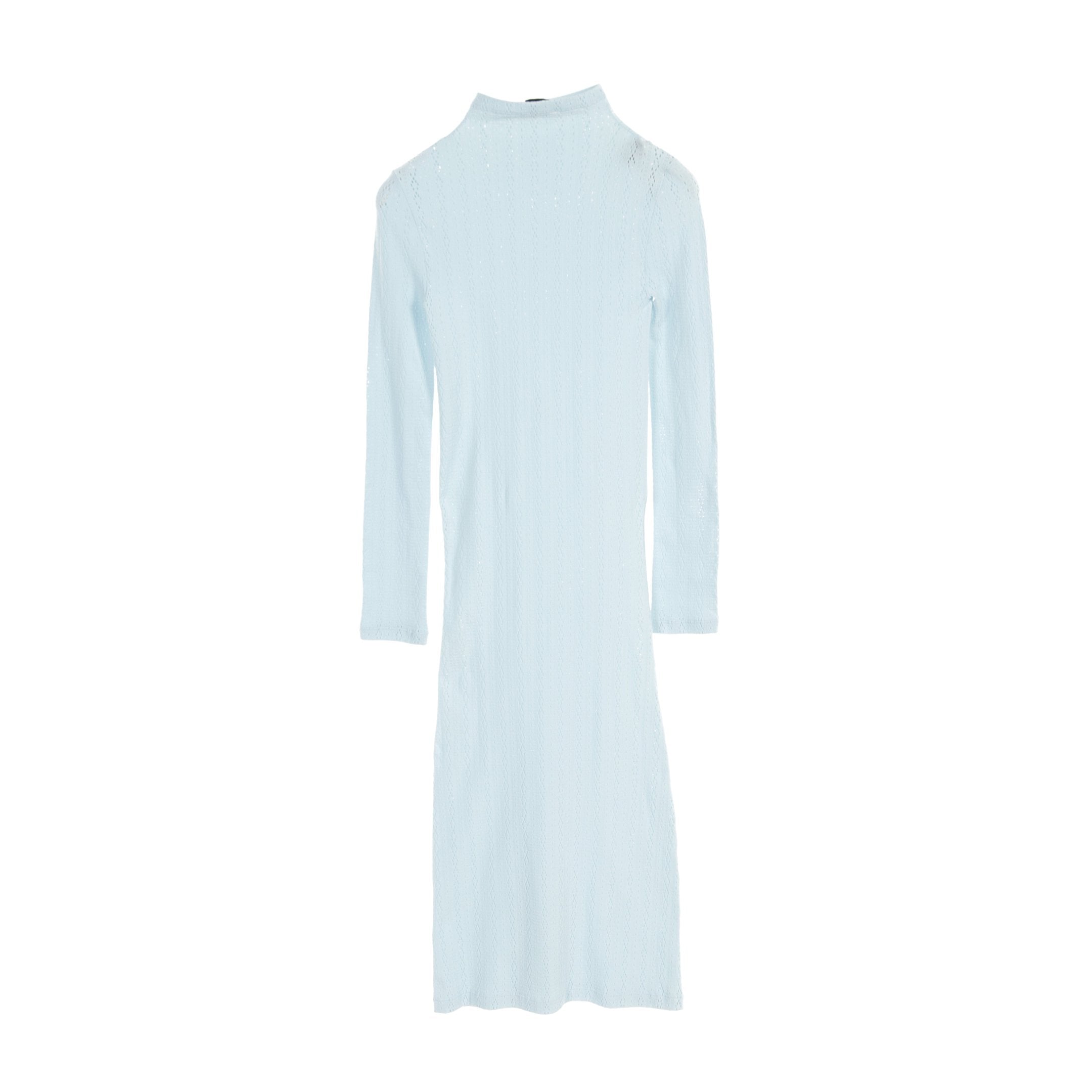 FENDI Knit dress Nylon Light blue