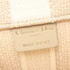 Dior BOOK TOTE Book tote Large Handbag Tote bag Canvas Gray beige Off white Black