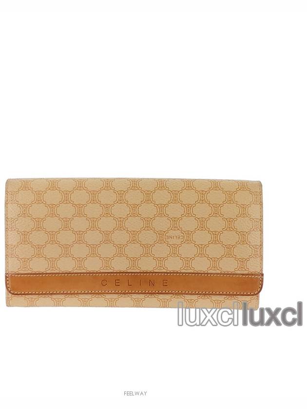 CELINE Blason Vintage Women s Long Wallet