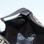 FENDI Zucchino Canvas Hand Bag Beige Brown92979