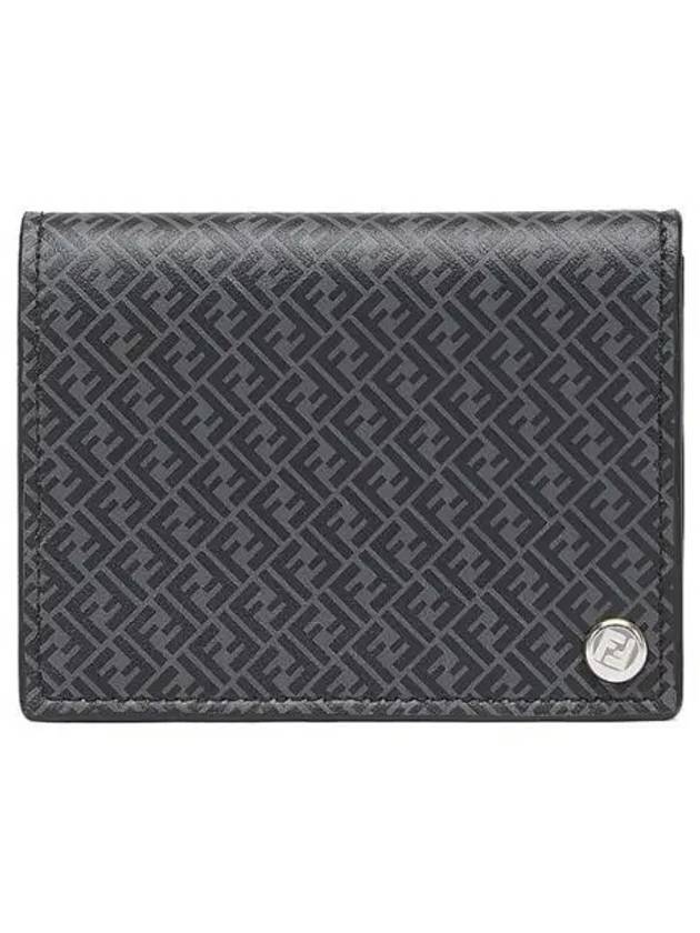 Fendi Micro Leather Card Wallet Black