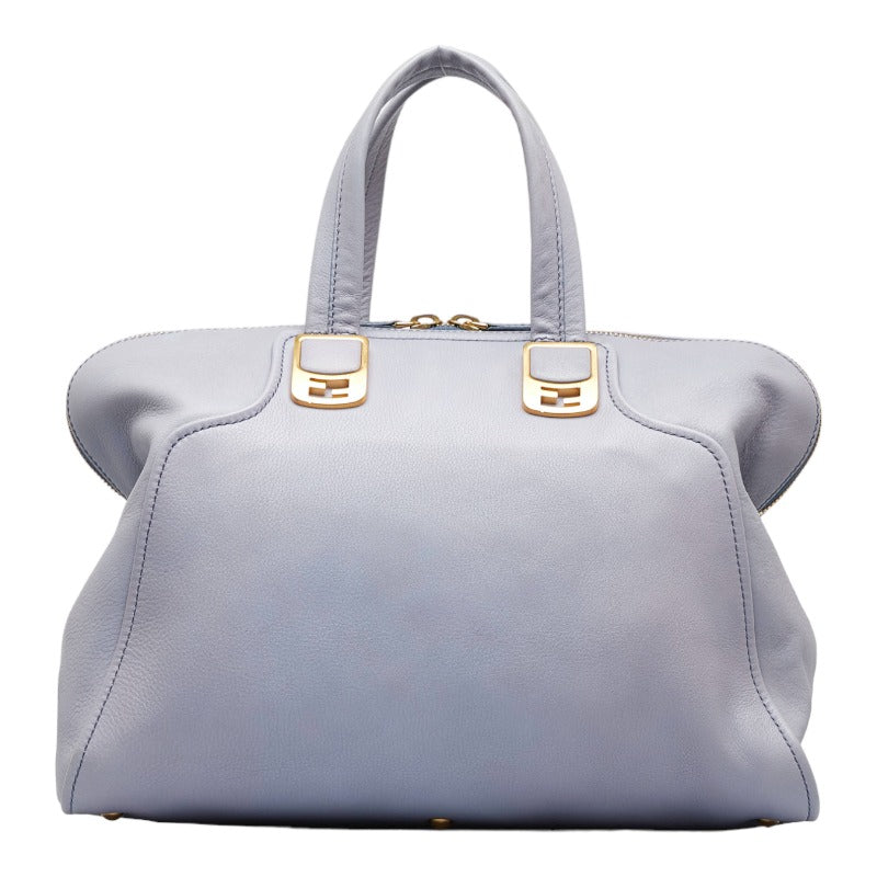 FENDI CAMELION HANDBAG 2WAY 8BL110 PAPLE LEADER LADY FENDI