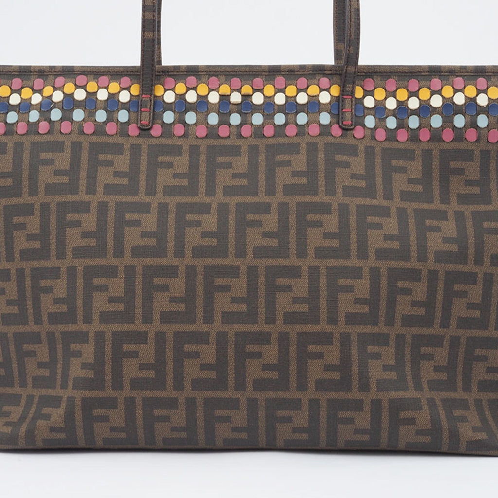 Fendi Zucca  Pvc Leather Shoulder Bag Tote Bag ()