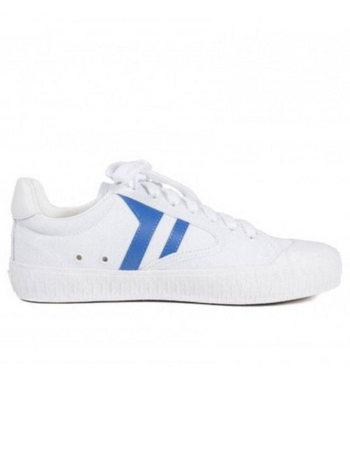 CELINE Plimsoll Canvas Low Top Sneakers Blue White