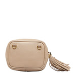 Saint Laurent Mini Lou Bag in Grained Leather Beige 635088