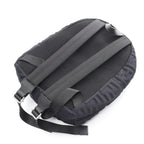 FENDI Zucca Backpack Rucksack Nylon Leather Black