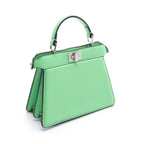 FENDI Peekaboo ISeeU Handbag Leather Yellow-green 2WAY