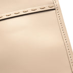 FENDI Sunshine Shopper Mini Handbag Leather Beige 2WAY