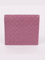 Bottega Veneta Light pink leather women s card wallet