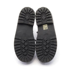 FENDI Lace up Boots Leather Black
